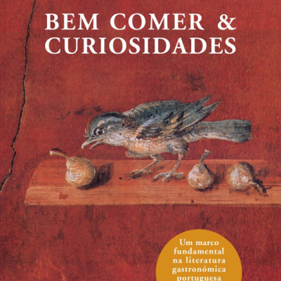 Capa do livro 'BEM COMER & CURIOSIDADES' de José Quitério com ilustração de pássaro e frutos.