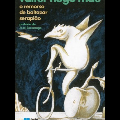 Capa de livro com ilustração surrealista e texto em verde e amarelo