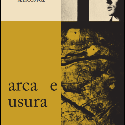 Capa de livro com título 'arca e usura' e nome do autor 'MARCOS FOZ'