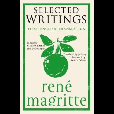 Capa de livro Selected Writings com ilustração verde de uma maçã sobre fundo branco