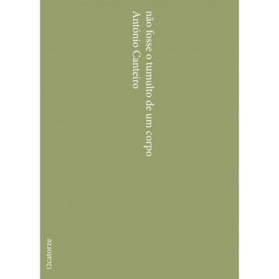 Capa de livro verde-oliva com texto branco vertical