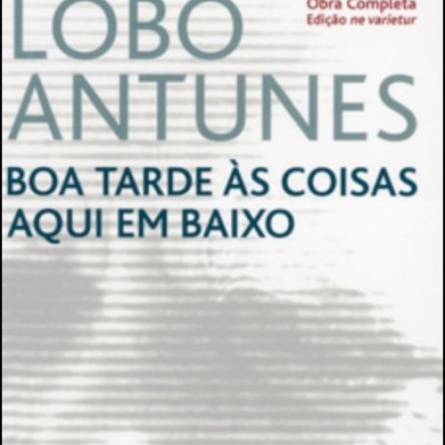 Capa do livro Boa Tarde às Coisas Aqui Em Baixo de António Lobo Antunes