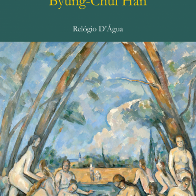 Capa do livro Vita Contemplativa com pintura de figuras humanas nuas em paisagem natural