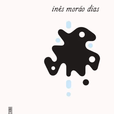 Capa de livro com padrão preto e texto em português.