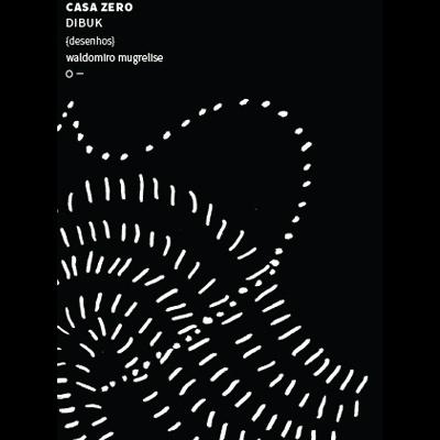 padrões brancos sobre fundo preto com texto informativo no canto superior esquerdo