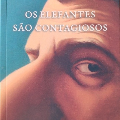 Capa de livro 'Os Elefantes São Contagiosos' de José María Zonta