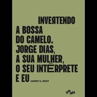 Capa de livro verde-oliva com texto preto e logo da editora Fora do Jogo