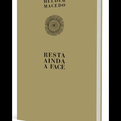 Capa de livro bege com texto preto e desenho circular decorativo