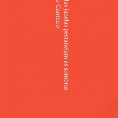 Capa de livro laranja com texto branco com título e autor