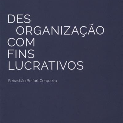 Capa de livro azul escuro com texto branco