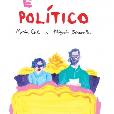 Capa de livro ilustrada com duas pessoas na cama e texto O PESSOAL É POLÍTICO.