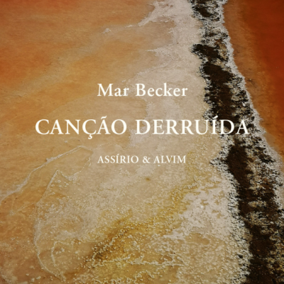 Capa de livro em tons de laranja e branco com texto