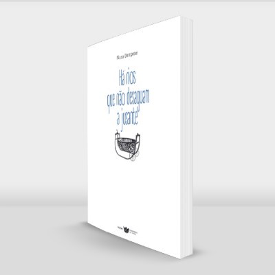 Livro com capa branca e ilustração de gato preto