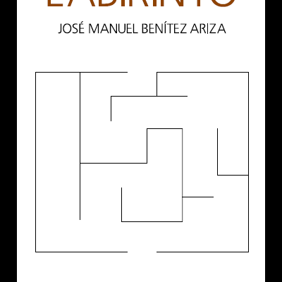 Capa de livro branca com título LABIRINTO e labirinto desenhado