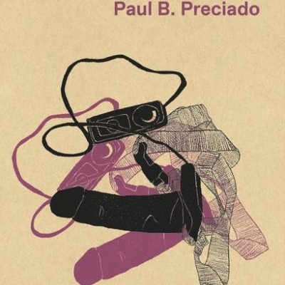 Capa de livro Manifesto Contra-Sexual de Paul B. Preciado com ilustração abstrata