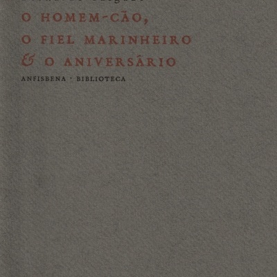 Capa de livro cinzenta com texto a preto e vermelho