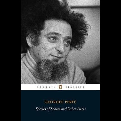 Capa do livro Species of Spaces and Other Pieces de Georges Perec com fotografia de homem