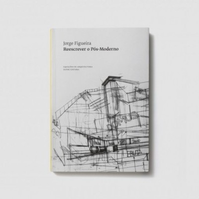 Livro com capa branca, ilustração arquitetónica em linhas pretas e título no canto superior esquerdo.