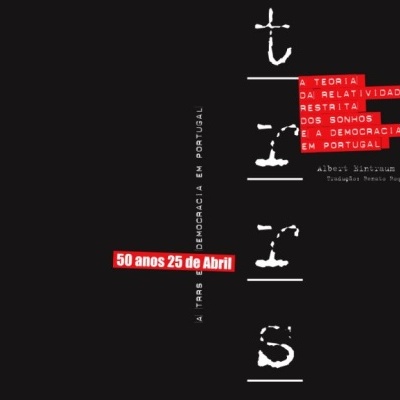 Capa preta de livro com texto em branco e vermelho