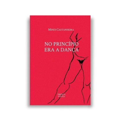 Capa de livro vermelha com título e ilustração de corpo humano em traço preto