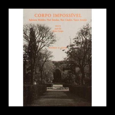 Capa de livro com título Corpo Impossível e imagem de caminho com árvores