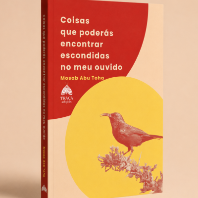 Capa de livro com pássaro vermelho e texto em português.