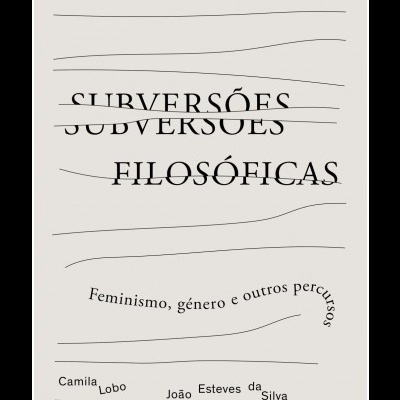 Capa de livro cinza claro com texto e linhas pretas onduladas