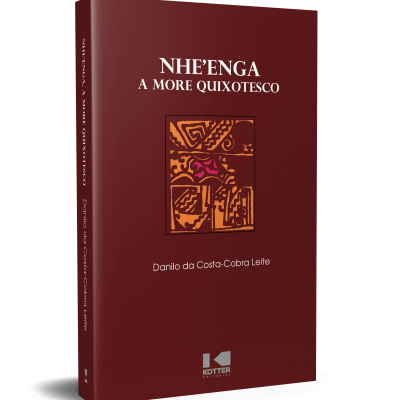 Livro de capa dura vermelha escura com título, autor e logotipo da editora