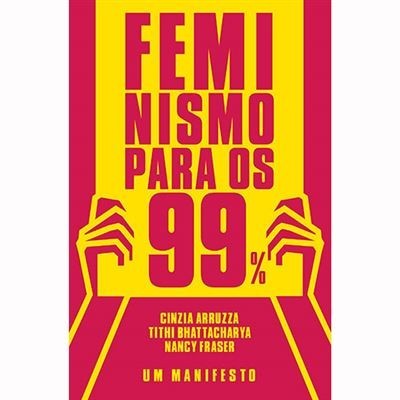 capa de livro amarelo com texto vermelho e ilustração de mãos