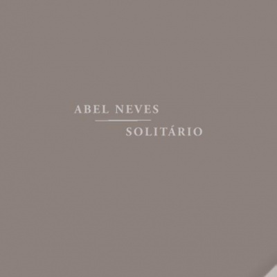 Capa de livro cinza com texto ABEL NEVES SOLITÁRIO e logotipo wook