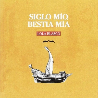 Capa de livro amarelo com título e autor, e ilustração de barco e cauda