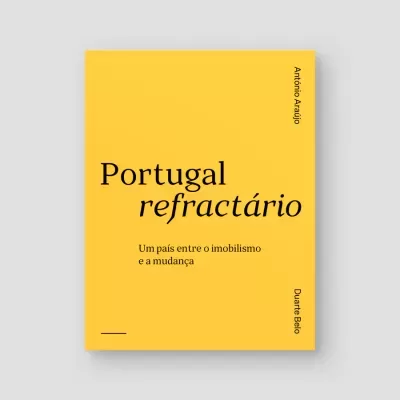 Capa de livro amarela com título e autores em texto preto