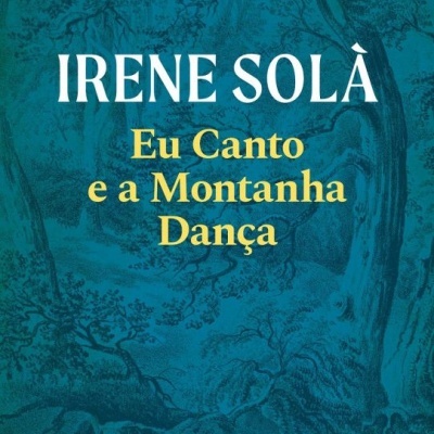 Capa azul com texto e ilustração de floresta