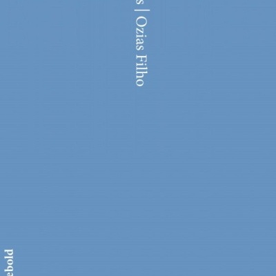 Capa de livro azul com título e autor em texto branco