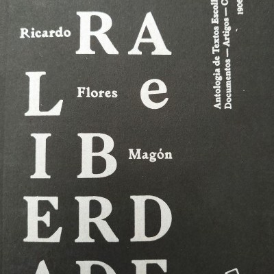 Capa preta de livro com texto branco e logótipo da editora