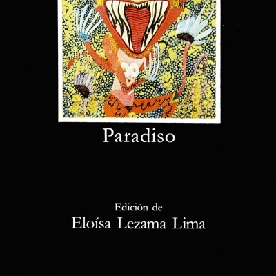 Capa de livro Paradiso de José Lezama Lima com ilustração felina