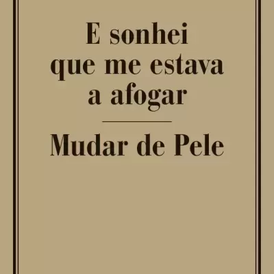 Capa de livro castanho claro com texto preto, título e autor visíveis.