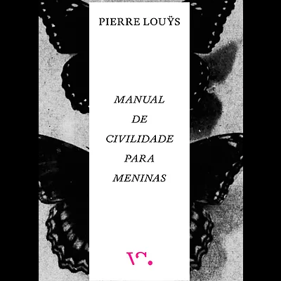 Capa de livro com texto e borboletas em preto e branco