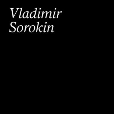 Capa preta de livro com texto branco 'A Tempestade', 'Vladimir Sorokin' e 'Bazarov'