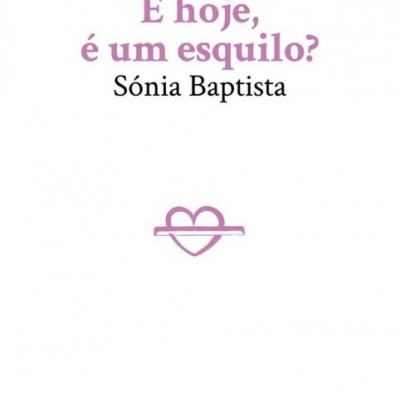 Capa de livro branco com texto lilás e preto e desenho de coração lilás riscado