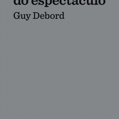 Capa de livro cinzenta com texto preto 