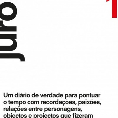 Capa de livro com texto em preto e vermelho sobre diário e autor Enrico Baleri