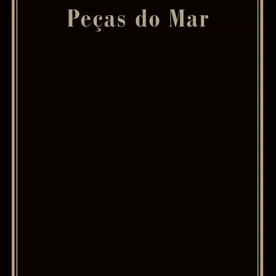 Capa de livro preta com texto dourado