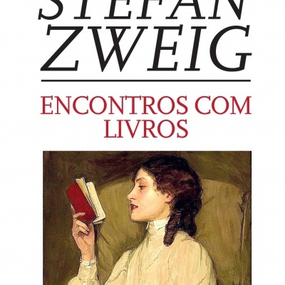 Capa de livro com título e ilustração de mulher lendo