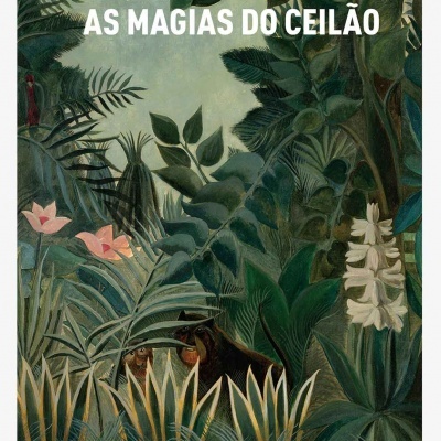 Capa do livro AS MAGIAS DO CEILÃO de Francis de Croisset com ilustração de floresta e texto