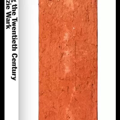 Livro com capa branca e imagem de tijolo vermelho