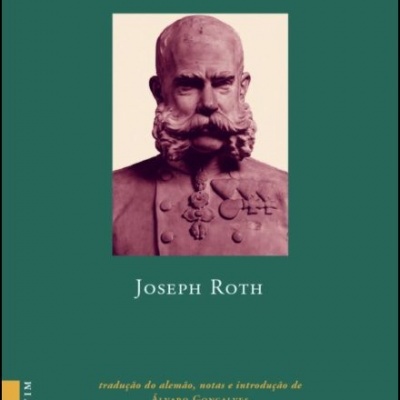 Capa de livro O Busto do Imperador com busto de homem
