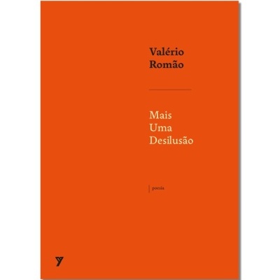 Livro com capa laranja e texto preto