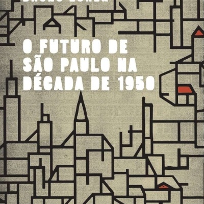 Capa de livro cinza com padrão geométrico preto e texto branco.