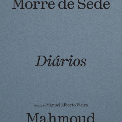 Capa de livro azul com texto preto